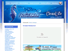 Tablet Screenshot of cleanlife.hu